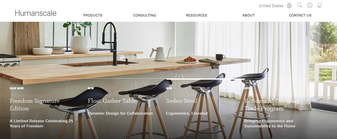 Humanscale Office Furniture Manufacturer