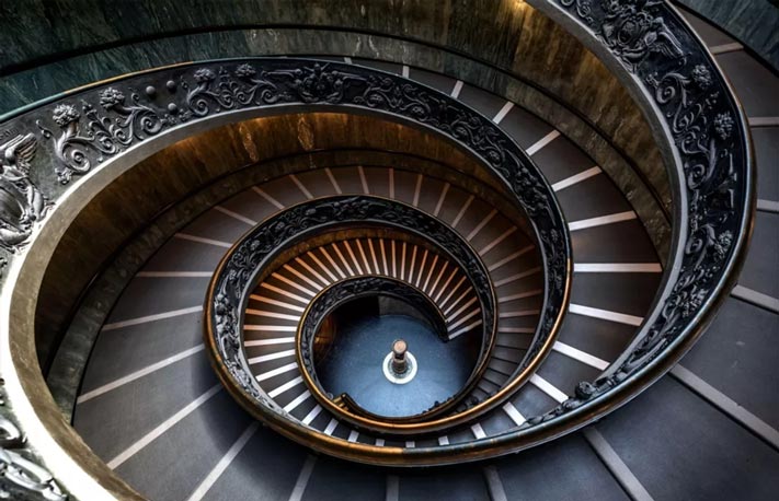 Antique-spiral-staircase