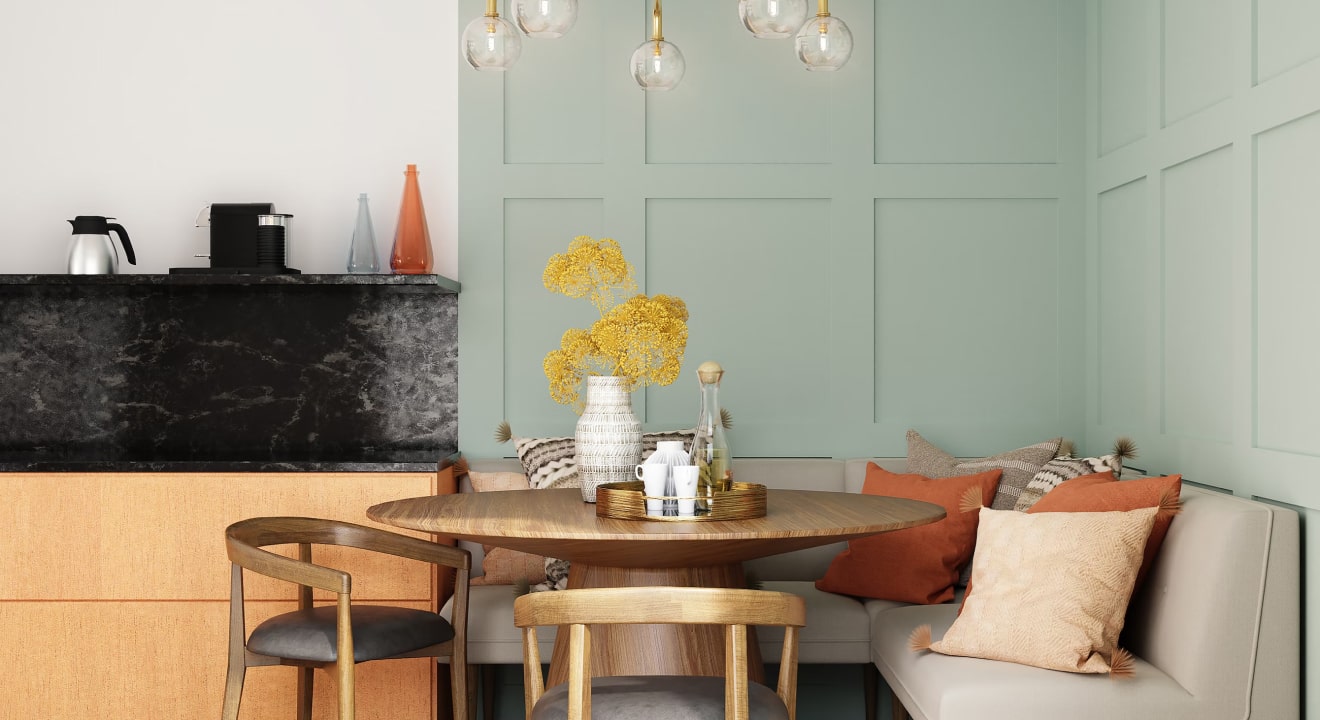 Open Shelf Laundry Cabinet: