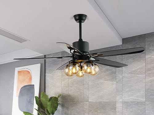 Black Fan Light