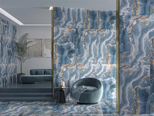 Blue Wall Tile Design