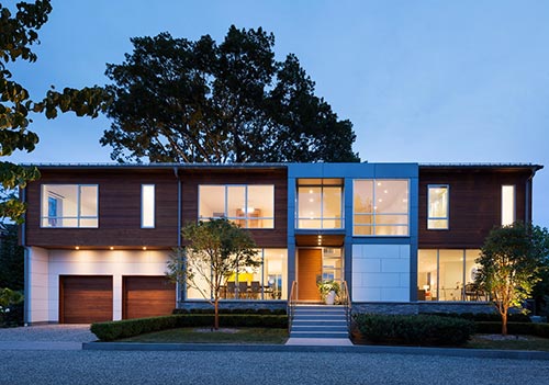 Custom Home Aluminum Windows Dusk