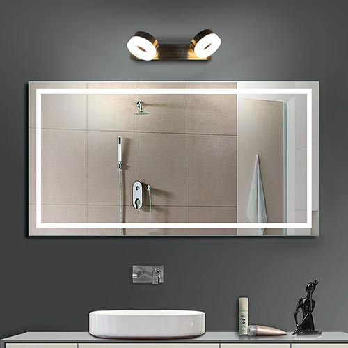 Double LED Mirror Light