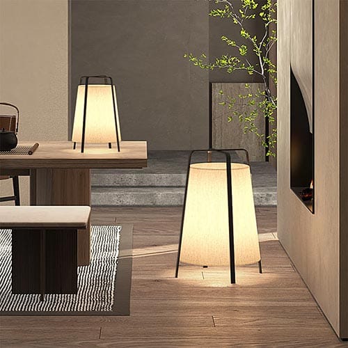 Fabric Floor Lamps