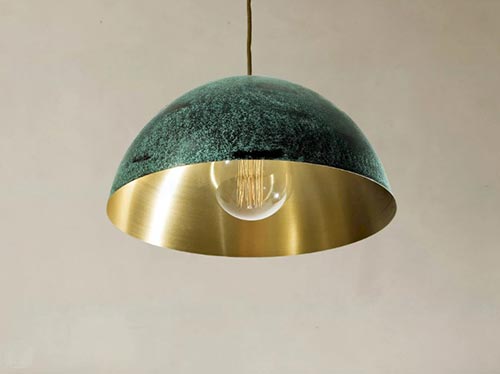 Half Round Ball Ceiling Lamp
