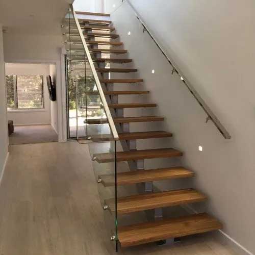 Helical Glass Staircase