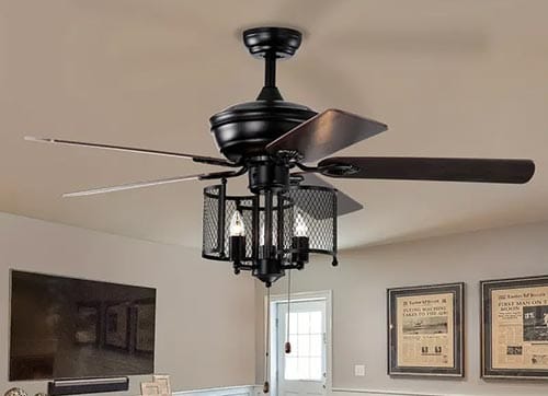Metal Fan Light