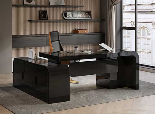 Modern Curved Office Desk