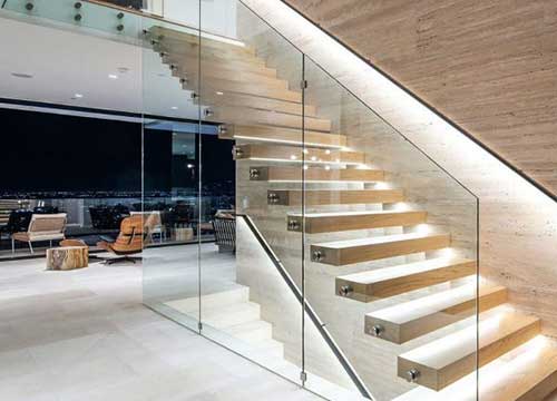 Oak Floating Stair