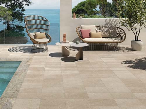 Quartzite Outdoor Flooring Design