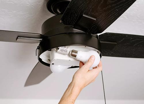 Replace the bulbs 