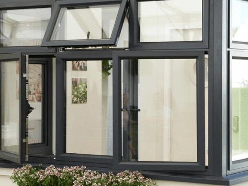 Resident Black Aluminum Window