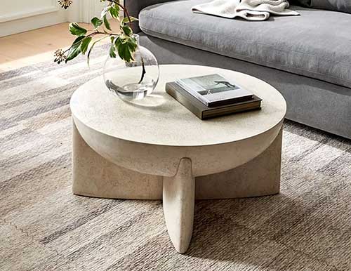 Round Livingroom End Table