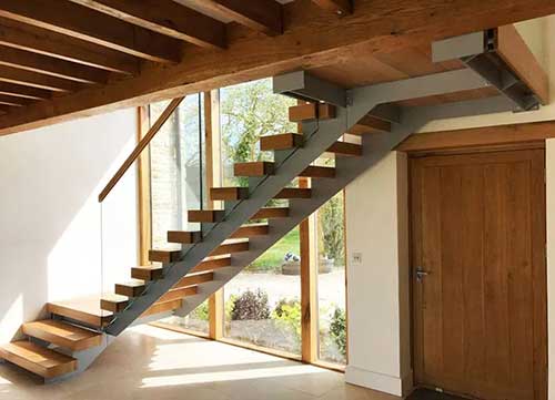 Self Supported Oak Treads
