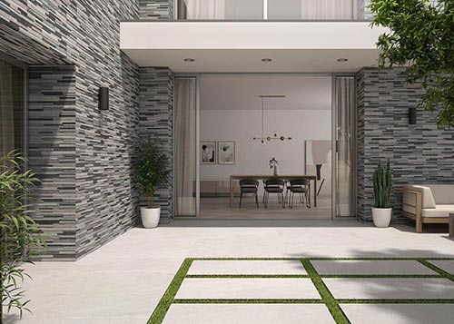 Stunning Exterior Wall Tile Design