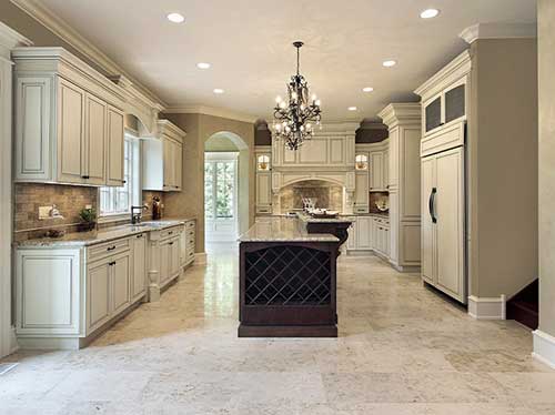 Vintage White Granite Flooring