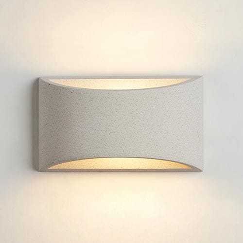White Plaster Indoor Wall Light