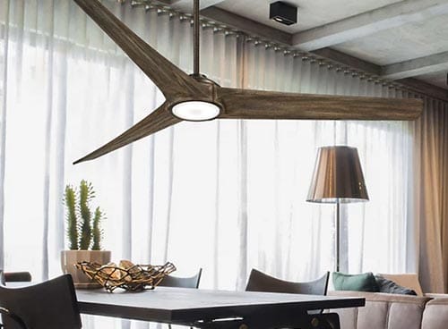 Wooden Fan Light