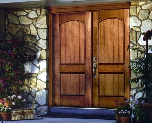 Solid Wood Entry Door