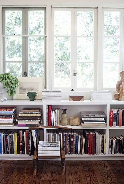 Under-the-Window Bookshelf
