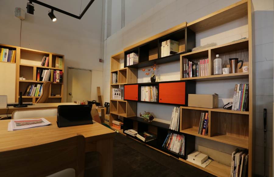 School office with organized & Accessible Storage solution