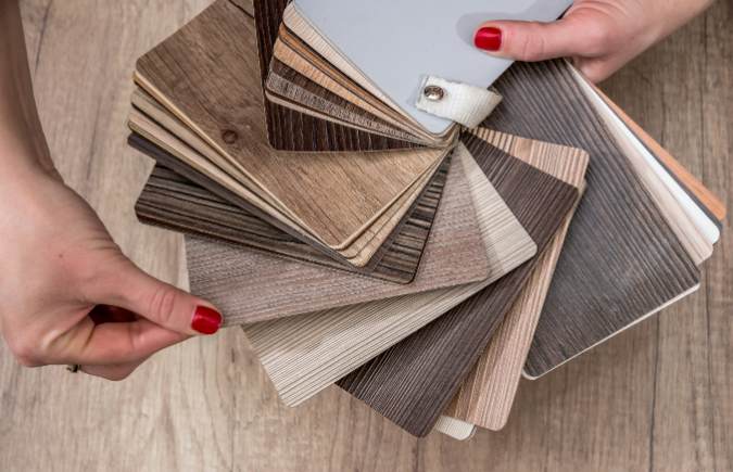 Luxury Vinyl Planks LVPs material design
