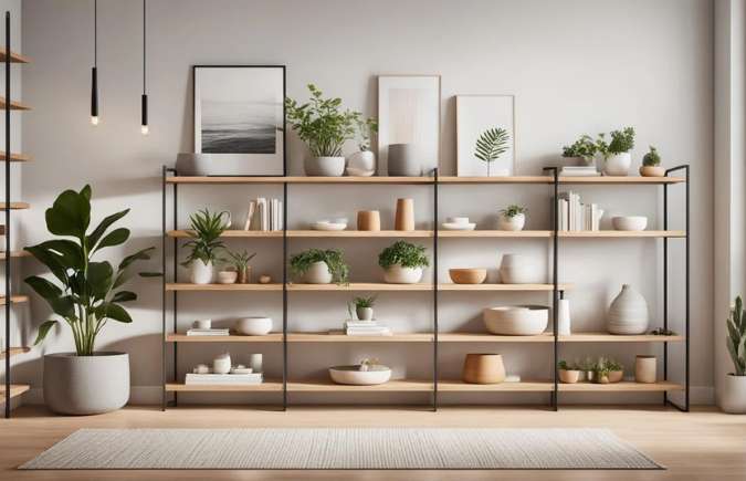 Open Shelving boho designs