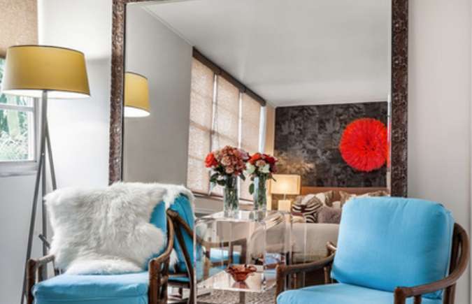 Strategic Mirror Placement Boho Designs