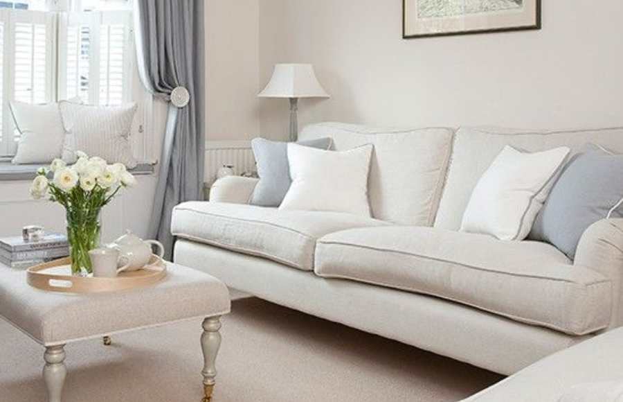 Ice Cream sofa in a white cozy living room