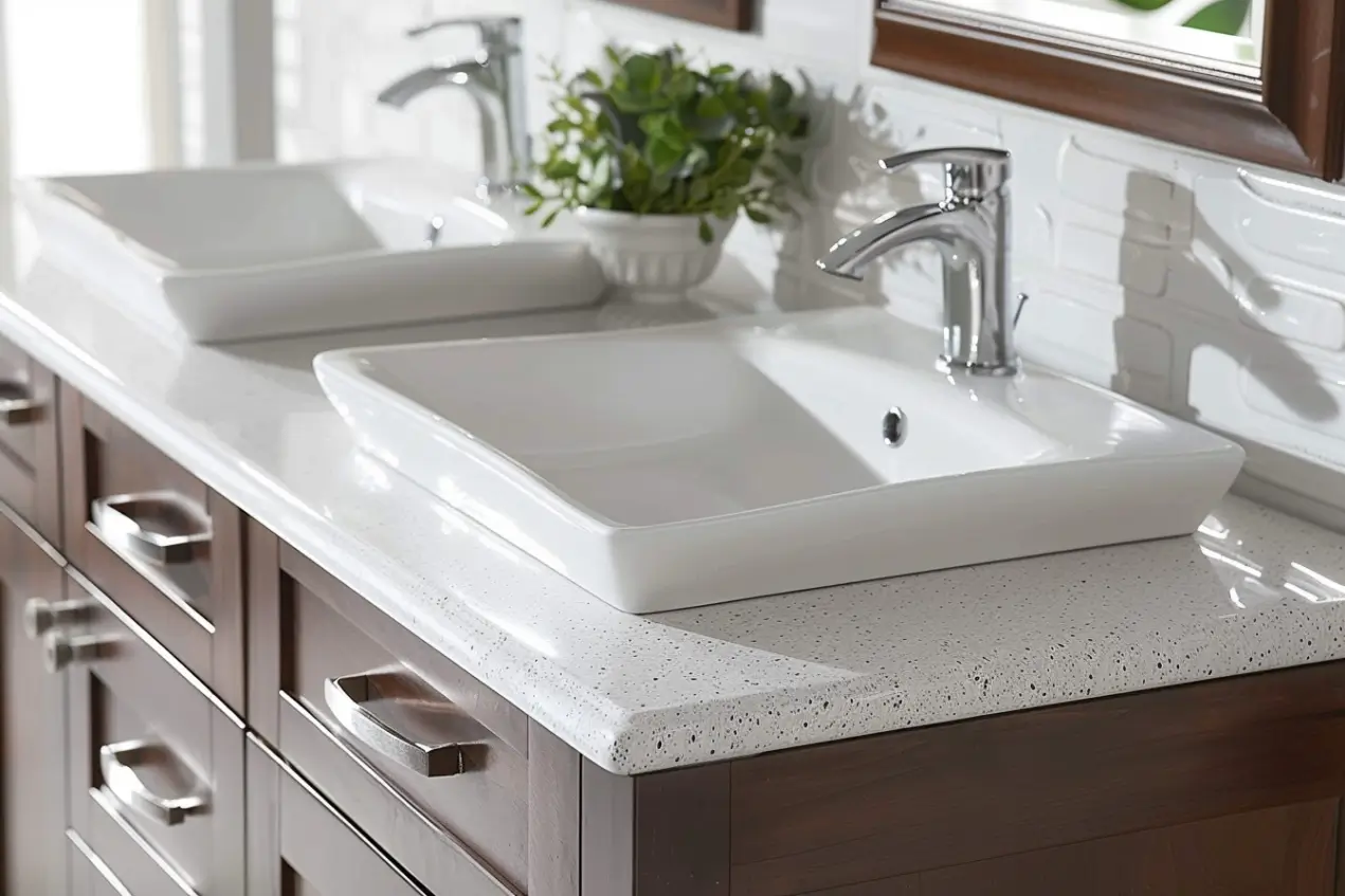 Bath Vanity Tops Double Sink