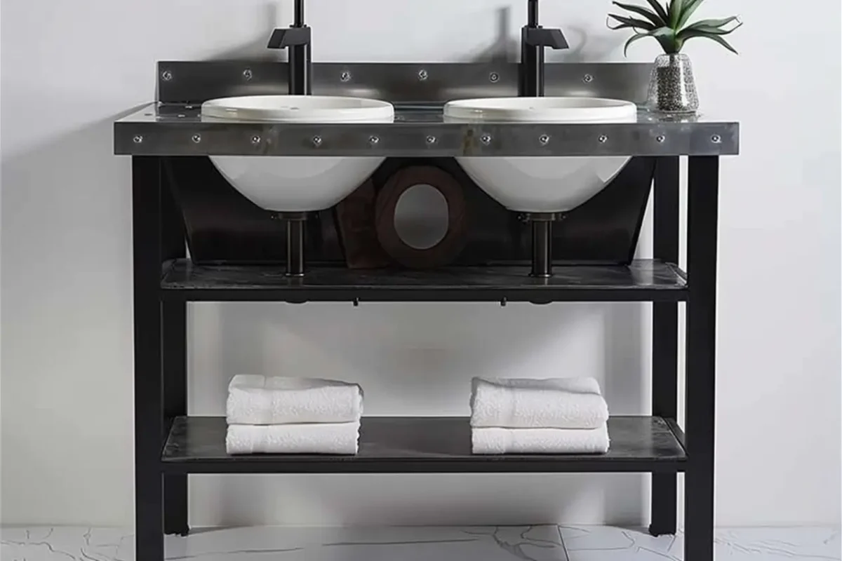 Metal Bathroom Vanity
