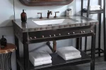 Metal Bathroom Vanity