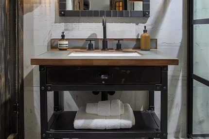 Metal Bathroom Vanity