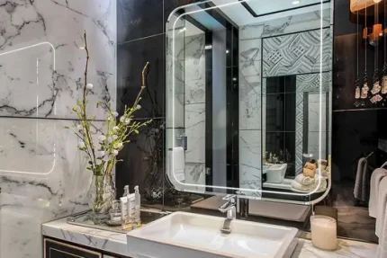Mirrored Bathroom Vanity