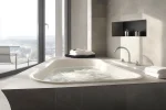 built in bathtub
