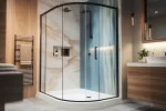 Curved Shower Glass