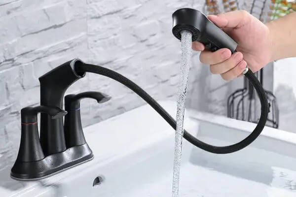 Faucet With Pull Out Sprayer