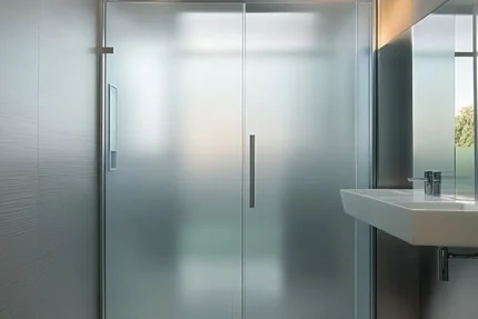 Frosted Shower Glass