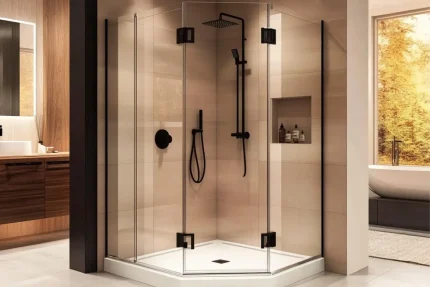Neo-Angle Shower Glass