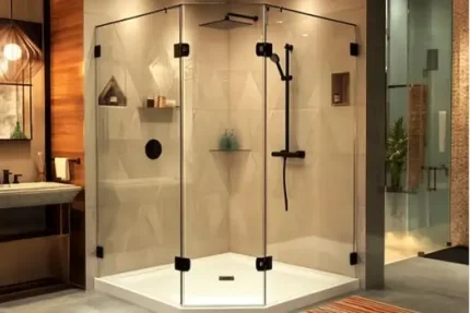 Neo-Angle Shower Glass