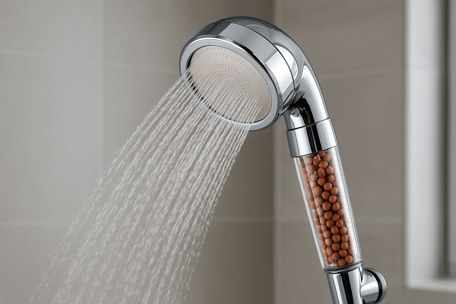 Shower Head With Beads