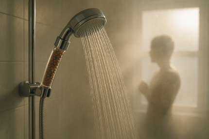 Shower Head With Beads