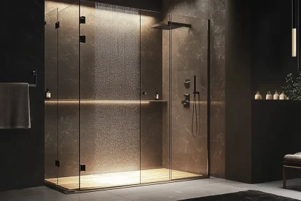 Sliding Shower Glass