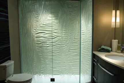 Textured Shower Glass