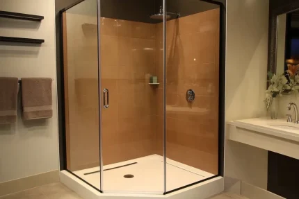Tinted Shower Glass