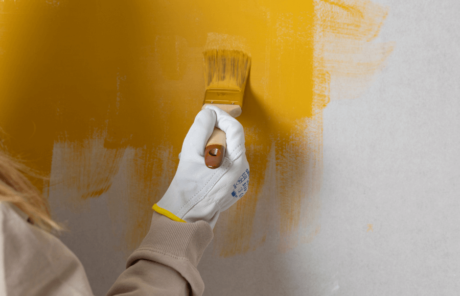 Take a brush and paint the walls.