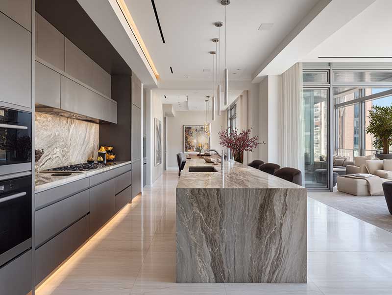 Luxury modern kitchen cabinet