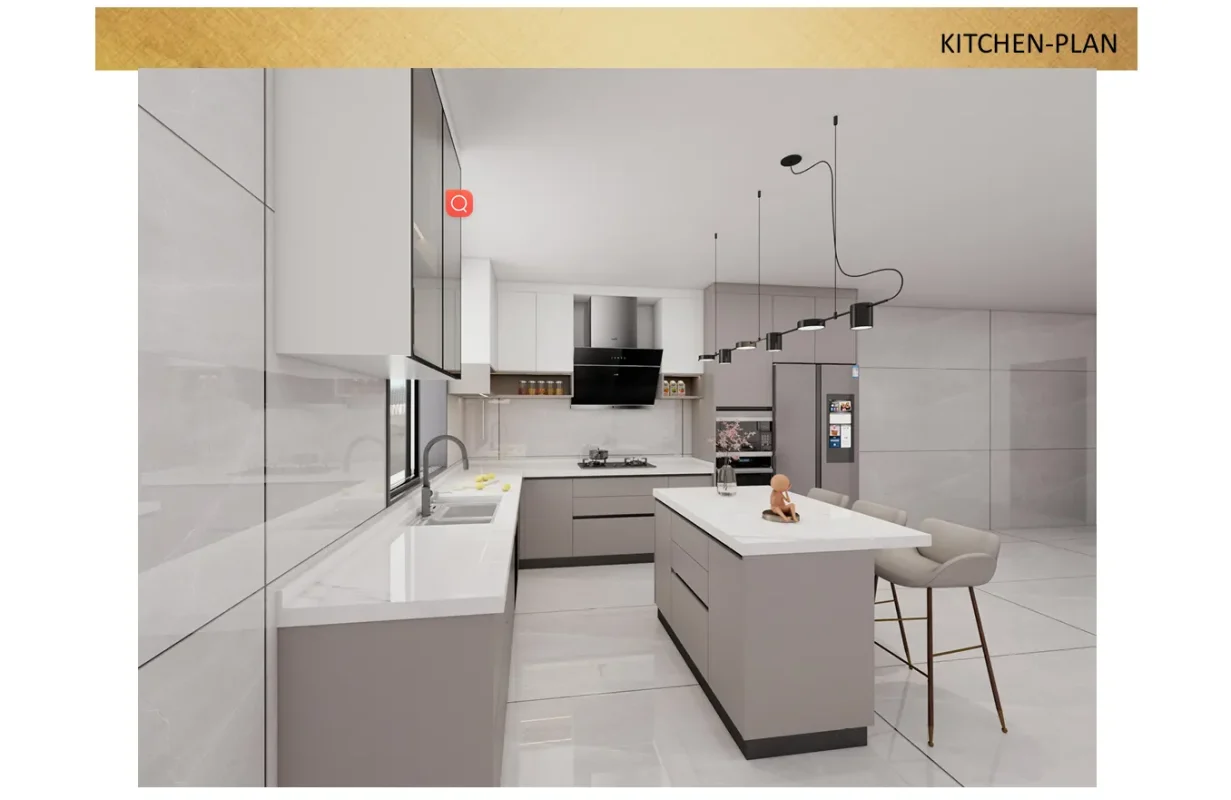 Modern Apartment kitchen cabinets