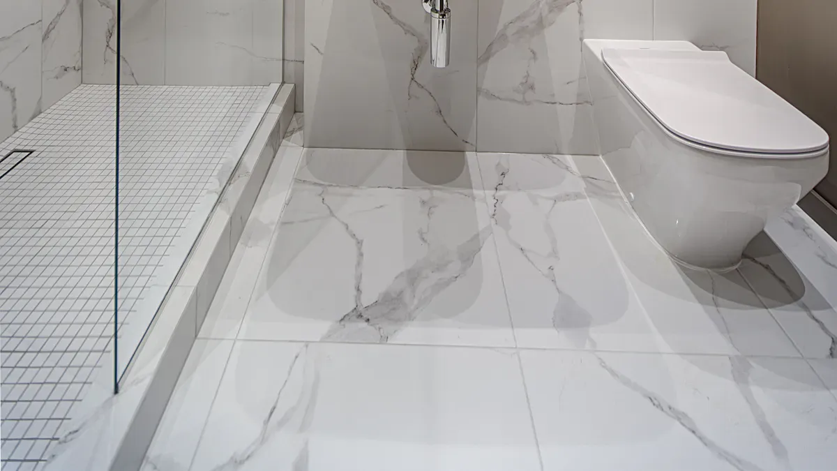 polished tiles vs glazed tiles