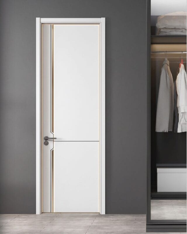 Next-generation carbon crystal interior door featuring a waterproof, matte skin-feel surface and eco-friendly construction.